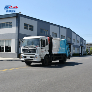 Top bán chất thải thu gom rác <span class=keywords><strong>compactor</strong></span> xe tải giá Xe tải rác kích thước cho ăn tự động - Product Image 2