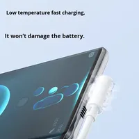 Cable de Datos Tipo-C en Ángulo, Carga Súper Rápida de 66W, Cable Extendido de Una Sola Curva, Carga Rápida de 6A, Revestimiento de PVC, para Teléfono Móvil