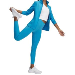 Pantalons de yoga taille haute personnalisables en gros avec fermeture élastique à la taille, style moderne, leggings de sport confortables pour femmes - Product Image 3