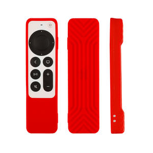 Produits en Stock de haute qualité anti-dérapant demi-couverture coloré Silicone Smart TV étui pour Apple <span class=keywords><strong>TV6</strong></span> télécommande étui de protection - Product Image 5