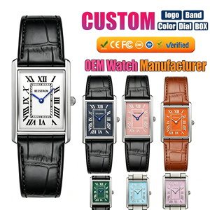 Reloj de Pulsera de Cuarzo Clásico y Atemporal para Hombre, Correa de Cuero de 20 mm, Caja de Acero Inoxidable, Esfera de Cristal de Zafiro, para Uso Diario y de Negocios - Product Image 1