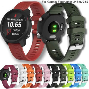 <span class=keywords><strong>Correa</strong></span> de reloj para <span class=keywords><strong>Garmin</strong></span> Forerunner 245/245M/<span class=keywords><strong>Vivoactive</strong></span> <span class=keywords><strong>3</strong></span>, correas de silicona suave para relojes inteligentes Forerunner 645, pulseras musicales - Product Image 2