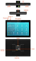 Système d'automatisation mural pour maison intelligente, écran tactile 10,1 pouces, contrôle Tuya, WiFi POE, Zigbee, Linux, tablette électrique