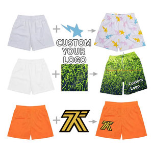 Pantaloncini in Rete Personalizzati alla Moda, Set di Pantaloncini con Sublimazione per Uomo, Logo Personalizzato, Taglie Forti, Pantaloncini Cargo Estivi da Uomo, Pantaloncini da Allenamento - Product Image 2