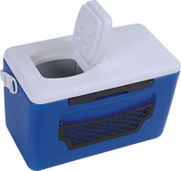 Glacière isotherme polyvalente moderne 26L en PP/PE pour 33 canettes – Garde les aliments et les boissons au frais pour les marchés en plein air et les pique-niques