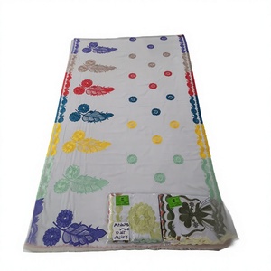 Wholesale Women Polyester Embroidery Shawl Leaf Print Ethnic Scarf Lightweight Breathable Soft Elegant Ladies Modest Fashion - Product Image 1