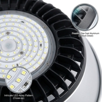 Lampe de mine anti-éblouissement pour PC, idéale pour les stades sportifs, les terrains de basketball, le tennis de table et l'éclairage intérieur