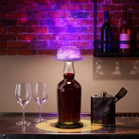 Lampe de table tactile en forme de bouteille de vin rechargeable par USB, lampe de bureau créative, lumières LED nocturnes pour la chambre à coucher, lampe de chevet
