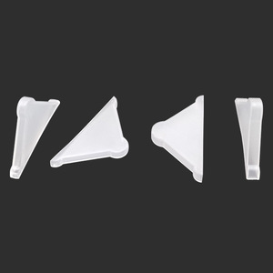 Hz Glass <b>Corner</b> <b>Protector</b> L Shape 5mm Inner Diameter White Transparent Plastic Right Angle Anti Collision Protection - Product Image 2