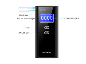 Kunden spezifischer persönlicher Alkohol tester BAC Track Breath Alcohol Tester Digital Alkomat - Product Image 2