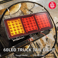 Approvisionnement direct usine : Nouveau feu arrière universel 60 LED pour camion et remorque, indicateur de direction, rénovation/amélioration, garantie 1 an, fabriqué en Chine
