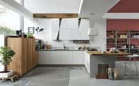 Lemari Dapur Modern YK Lacquer Custom, Keran Wastafel, Laci Geser, Engsel, Backsplash, Karkas Kayu Lapis, Furnitur Penyimpanan Marmer