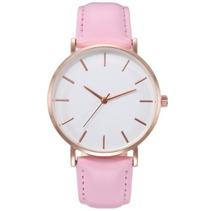 Montre à bracelet en cuir la plus vendue, cadran simple, design confortable, style moderne, montre unisexe - Product Image 5