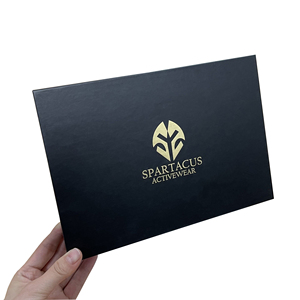 Petite quantité minimale de commande, boîte cadeau magnétique élégante, emballage de luxe noir de qualité supérieure avec logo estampé en feuille d'or - Product Image 3