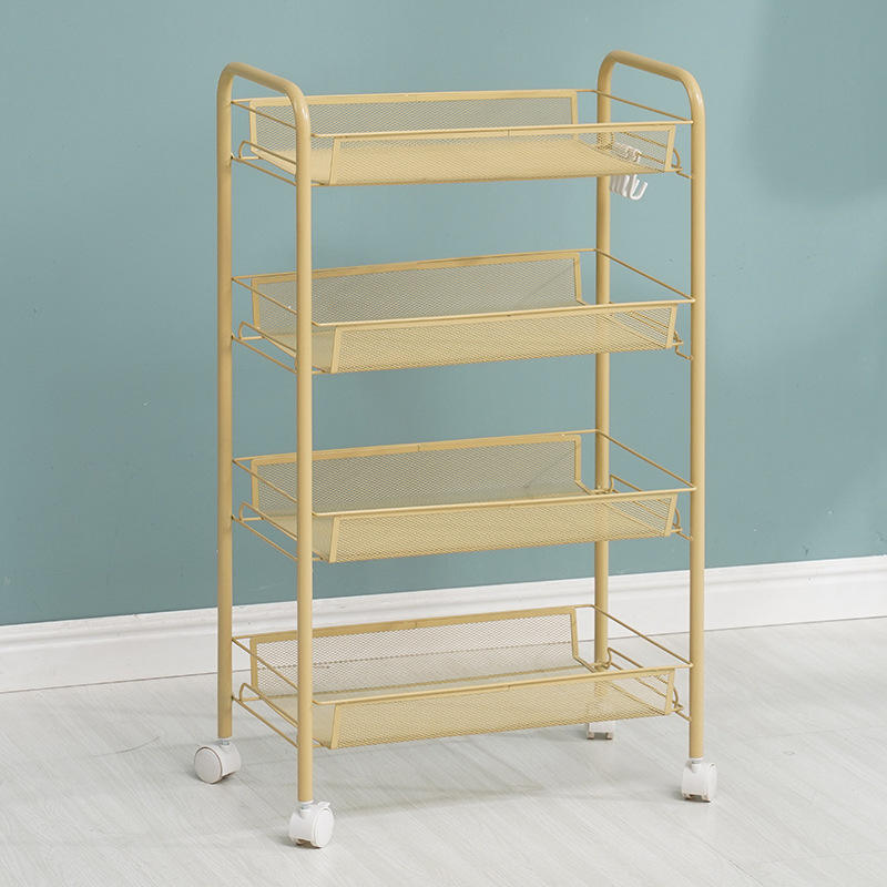 Color marrón de cuatro capas, ganchos incluidos.