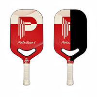 Nouvelle Arrivée 2025 – Raquette de Pickleball Thermoformée Gen4 en Fibre de Carbone Sans Bordure, Logo Personnalisé, Air Throat, Épaisseur 14mm, Entraînement