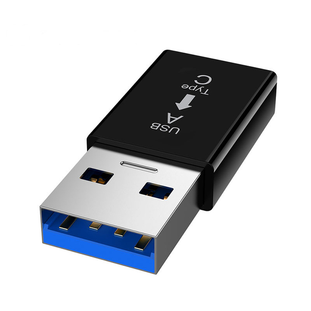 Wholesale Type C Female to Type a USB3.0 Male Converter Connector OTG Data Fast Charging USB C Adapter