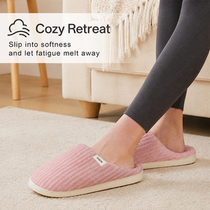Pantuflas de <span class=keywords><strong>Casa</strong></span> para Hombre y <span class=keywords><strong>Mujer</strong></span> al por Mayor, Otoño Invierno, Logotipo Personalizado, Antideslizantes, Suela de Goma TPR, Pantuflas Suaves para el Hogar - Product Image 6