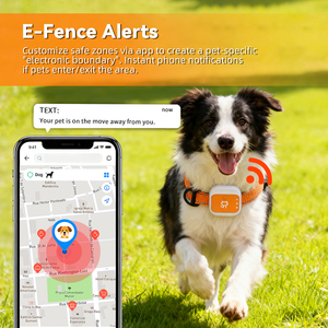 Mini traceur <span class=keywords><strong>GPS</strong></span> 4G pour animaux de compagnie en nylon IP67 avec suivi iOS/Android, gestion de la santé et positionnement anti-perte - Product Image 4