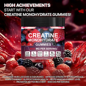 Marque privée Gommes au monohydrate de créatine Bonbons bonbons <span class=keywords><strong>g</strong></span>élifiés pré-entraînement Gain de poids Supplément de gym - Product Image 2