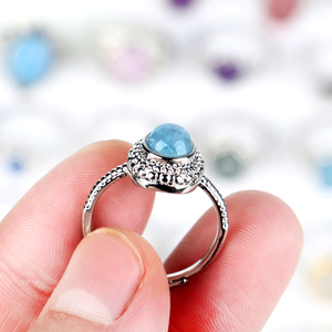 Wholesale Natural <b>Crystal</b> <b>Raw</b> Ring Healing Stone Jewelry Ring - Product Image 3
