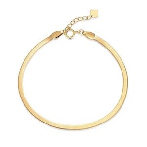 Xinfly 18K <b>Gold</b> Snake Shape Bracelet and <b>Anklet</b> Trendy Fine Jewelry for Women for Party Anniversary or Birthday Gift - Product Image 4