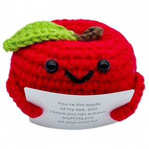 Juguetes de Peluche de Mono Tejidos a Crochet con Hilo de Algodón Orgánico para Bebés, Animales de Peluche Kawaii Hechos a Mano - Product Image 1