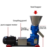 Machine à granulés pour l'alimentation animale (bétail, crevettes, poissons-chats, volailles) avec moteur diesel – Extrudeuse pour animaux et poissons