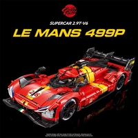 EIKEE/BLZ 1:8 Nouvelle Série de Voitures de Sport RC MOC, Briques de Construction, Jouets DIY, Cadeaux, Ensembles de Blocs de Construction