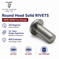 Rivets ronds en acier sur mesure TianFang pour l'assemblage de supports automobiles, commande en gros et service d'expédition mondiale fournis