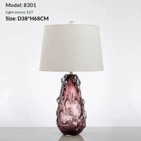 Lampe de Chevet en Verre Style Nordique pour Chambre à Coucher, Lumière Ambiante de Luxe 220V pour Maison, Showroom, Salon, Hôtel