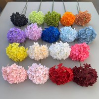 Dekorasi Pernikahan Grosir, Tata Letak Meja, Latar Belakang, Dekorasi Ranting Tunggal Hydrangea, Buket Bunga Buatan