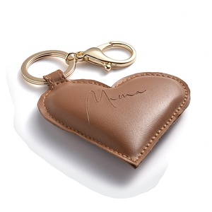 Wholesale Heart Shape <b>Girly</b> Style Delicate PU Leather Keychain for Valentine's Day <b>Gift</b> - Product Image 5