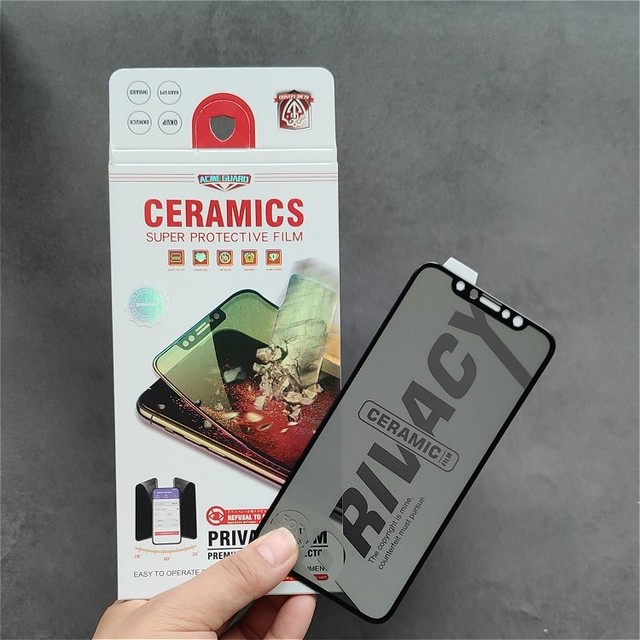 High Quality Pricacy Flexible Ceramic Film Never Broken for iphone 11 Privacy Ceramic Film for oneplus 8 Pro Screen Protector