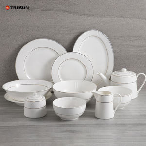 Juego de Platos de Porcelana China para Hotel, 48 Piezas, Vajilla de Cerámica, Juego de Platos para Cena - Product Image 6