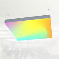 Panneau LED programmable dynamique SANNAN P20-B-W pour boîte à lumière en tissu animé sans soudure