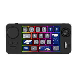 W911 Clavier mécanique macro rétro-éclairé RVB à trois modes avec joystick, clavier de programmation à 19 touches pour ordinateur - Product Image 1