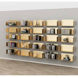 키노 혁신적인 3단 접이식 벽 선반 모던 스타일 거실 수납장 책 보관 어린이 친화적 인기 판매 - Product Image 6