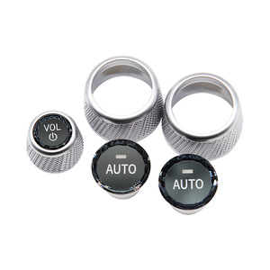 Para la Nueva Serie 3, Serie 5, X3, X4, X5 - Perilla de Cristal para Aire Acondicionado, Botón de Volumen Multimedia, Iluminación Interior Automática, Serie 3, Serie 5, X3, X4 - Product Image 1