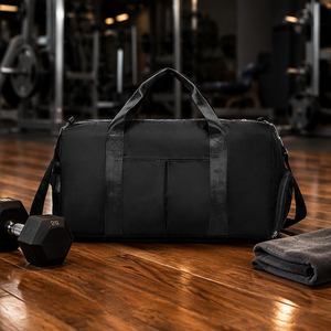Bolsa de Gimnasio de Lona para Mujer, Bolsa Deportiva Personalizada con Compartimento para Zapatos, Bolsa para Yoga y Danza con Bolsillo Impermeable, Bolsa de Equipaje Ligera - Product Image 6