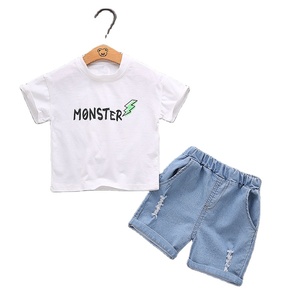 Vêtements pour garçons, tenue d'été, costume d'affaires pour enfants, ensembles de robes Punjabi en coton pour enfants - Product Image 3