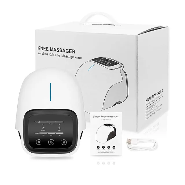 Phenitech Elektrische Therapie Knie Massage Draadloze Massager Knie Met Warmte En Trillingen Therapie Pijn