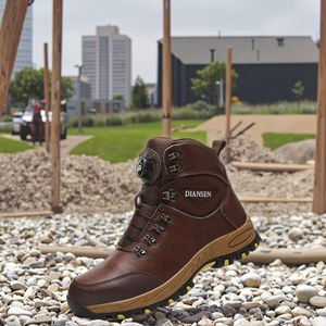 Sepatu bot keselamatan untuk pria dan wanita, sepatu bot Safety kerja ujung baja, SEPATU industri untuk musim gugur - Product Image 2