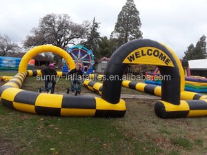 Prezzo di fabbrica bambini gonfiabili go kart <span class=keywords><strong>pista</strong></span> da corsa <span class=keywords><strong>pista</strong></span> gonfiabile gara per paraurti auto <span class=keywords><strong>pista</strong></span> da corsa gonfiabile in vendita - Product Image 2