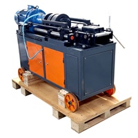 Automatic Anchor Bolt Threading Machine Construction Rebar Thread Rolling Threaded Rod Making with New Condition Motor