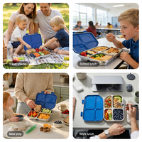 Boîte à lunch en acier inoxydable 304, étanche, portable, pour collations, vente chaude, aux normes américaines et australiennes