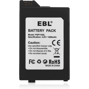 For EBL 3.6V Lithium Ion Rechargeable Battery Pack 1200mAh Actual Capacity Compatible with PSP 2000/3000 Replacement Battery - Product Image 1