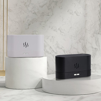 2025 Mini 180ml Nouveau produit Diffuseur de flamme Huile essentielle pour humidificateur à feu