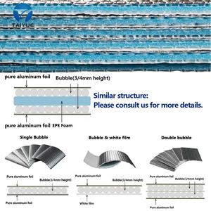 Tùy chỉnh tốt nhất lá nhôm bong bóng bọt cách nhiệt CuộN nhiệt chăn rạng rỡ rào cản cho mái tường <span class=keywords><strong>s</strong></span>àn trên xây dựng - Product Image 2