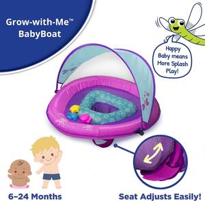 ห่วงยางว่ายน้ำเด็กแบบปรับได้พร้อมหลังคาบังแดดสำหรับเด็กอายุ 6-24 เดือน - Product Image 2